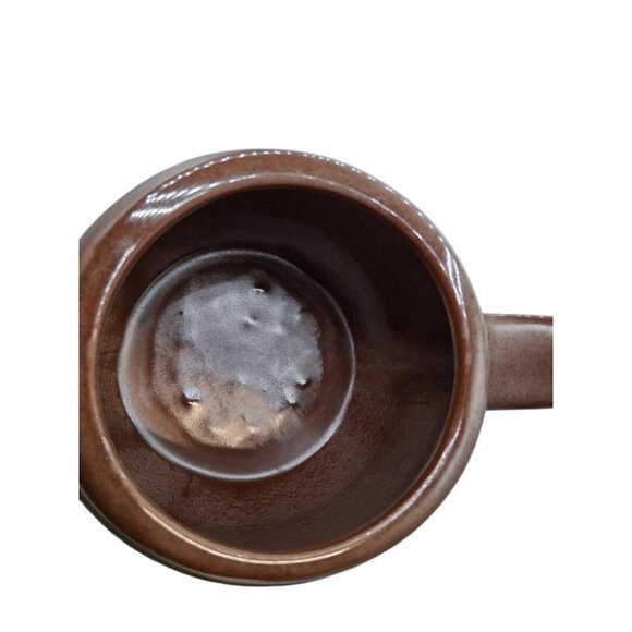 Vintage Frankoma Brown Ceramic Teapot With Lid - Picture 5 of 7